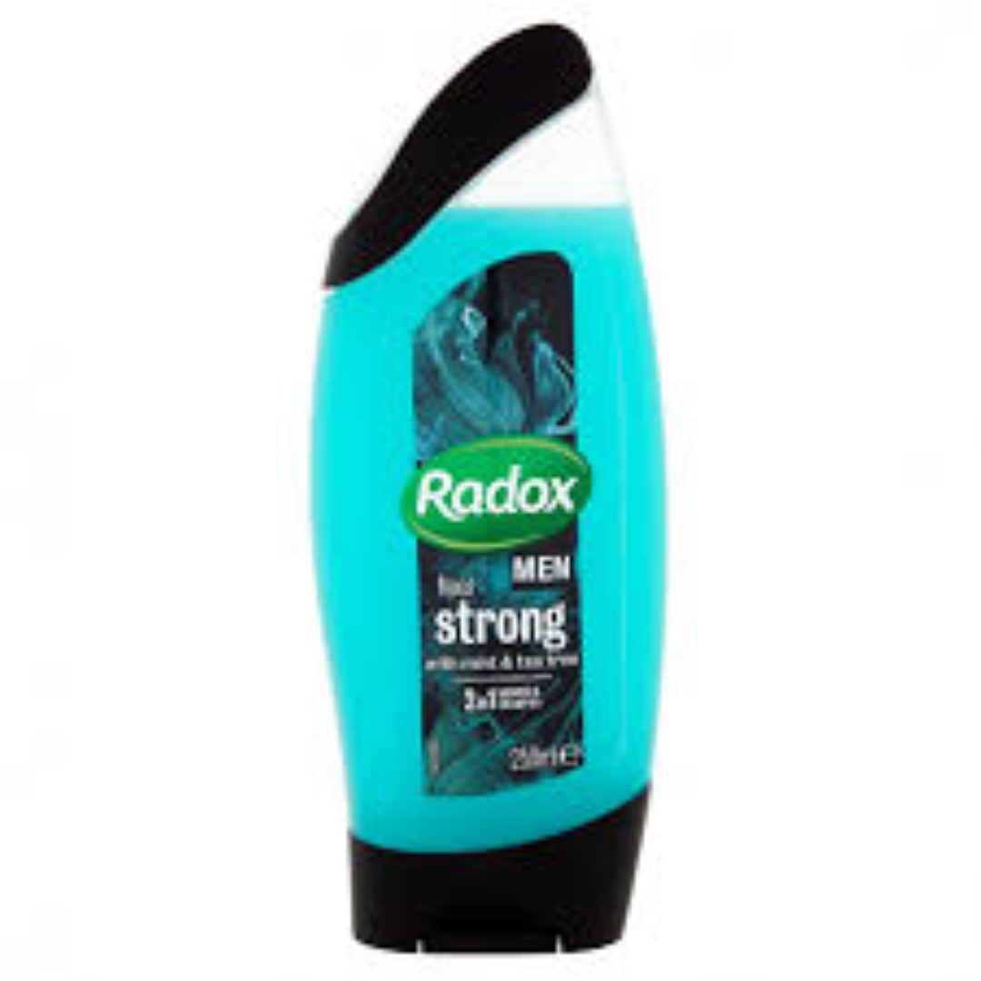RADOX SHOWER GEL & SHAMPOO MEN FEEL STRONG 250ML